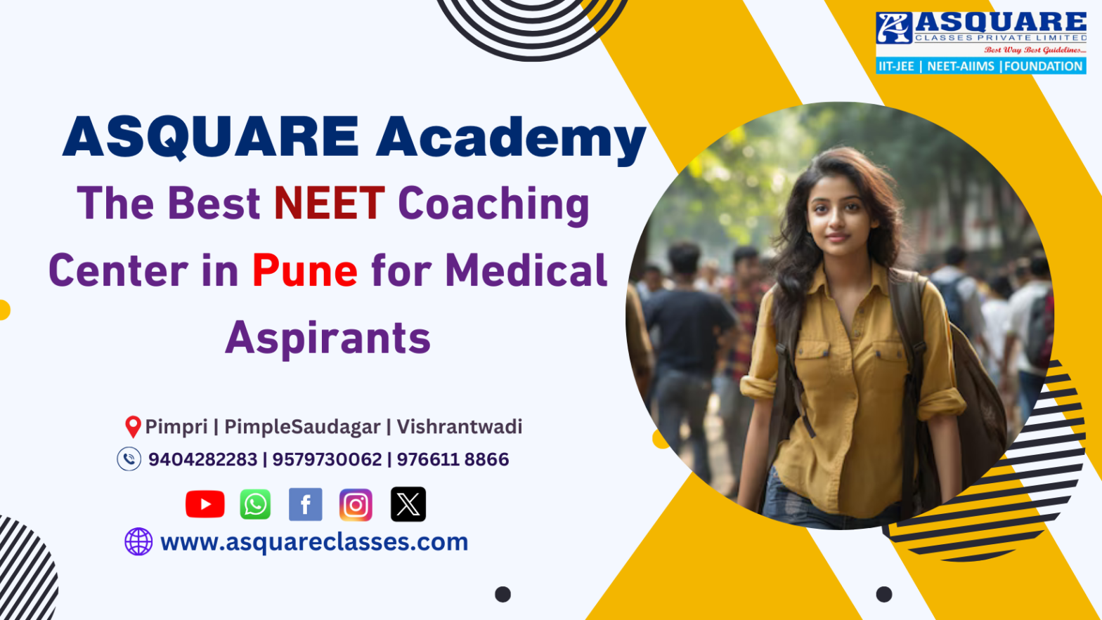 ASQUARE Academy: The Best NEET Coaching Center in Pimpri Pune for Medical Aspirants