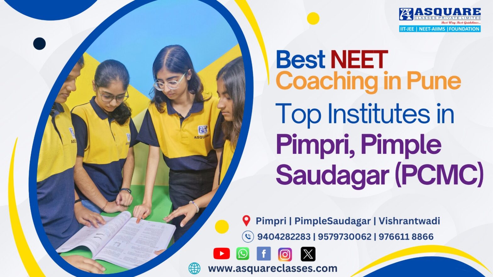 NEET Coaching in Pune with Best Results – Top Institutes in Pimpri, Pimple Saudagar (PCMC)