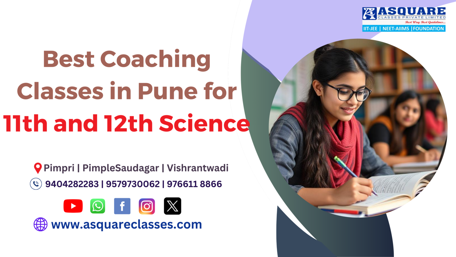 Best Coaching Classes in Pune for 11th and 12th Science – ASQUARE Academy